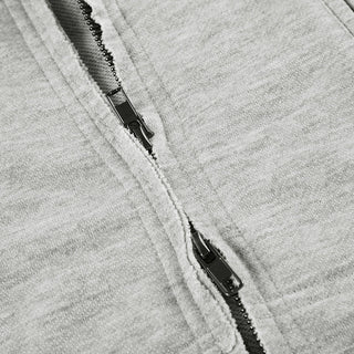 Asymmetric fur hooded zipper
