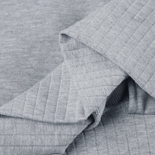 Striped stitching hooded sweater