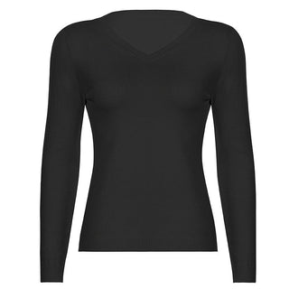 Solid Color V-Neck Sweater