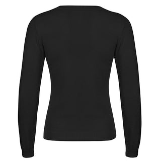 Solid Color V-Neck Sweater