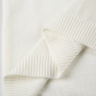 Solid Color V-Neck Sweater