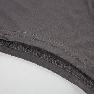 Lace edge square collar long-sleeved top