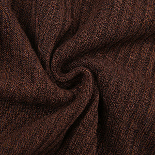 Button V-neck long-sleeved knit T-shirt