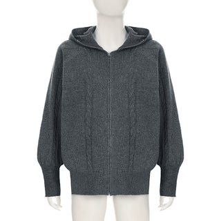 Knitted shorts + Hoodie Set