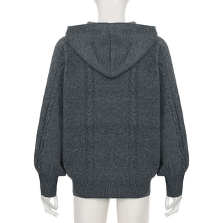 Knitted shorts + Hoodie Set