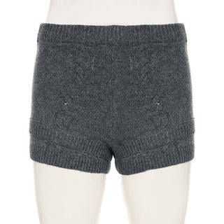 Knitted shorts + Hoodie Set