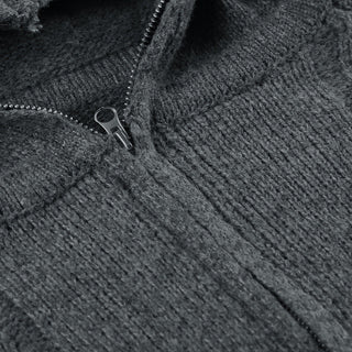Knitted shorts + Hoodie Set