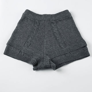 Knitted shorts + Hoodie Set