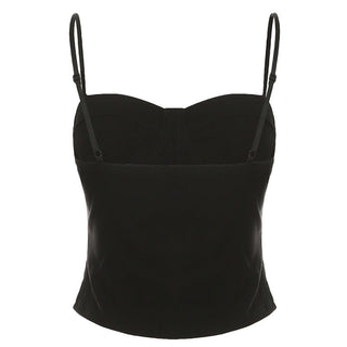 Ffishbone waist slim corset top