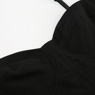 Ffishbone waist slim corset top