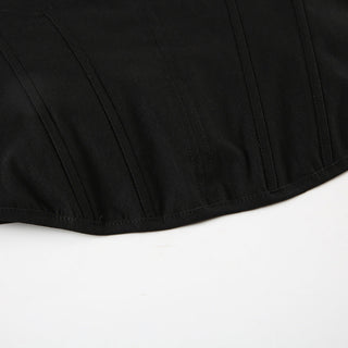 Ffishbone waist slim corset top