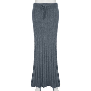 Low waist elastic fishtail hip skirt