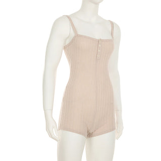 Buttoned slim elastic jumpsuit