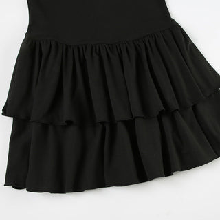 One collar waist slim long sleeve dress