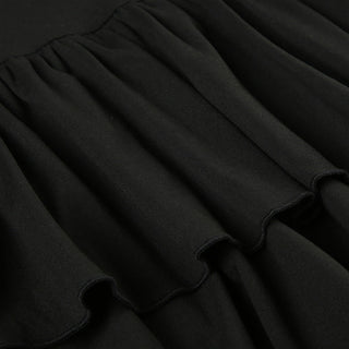 One collar waist slim long sleeve dress