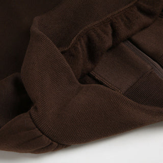Hooded fur stitching zipper
