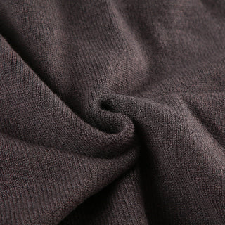 Furry Hooded Knitted Jacket