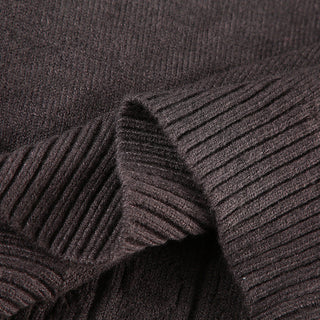 Furry Hooded Knitted Jacket