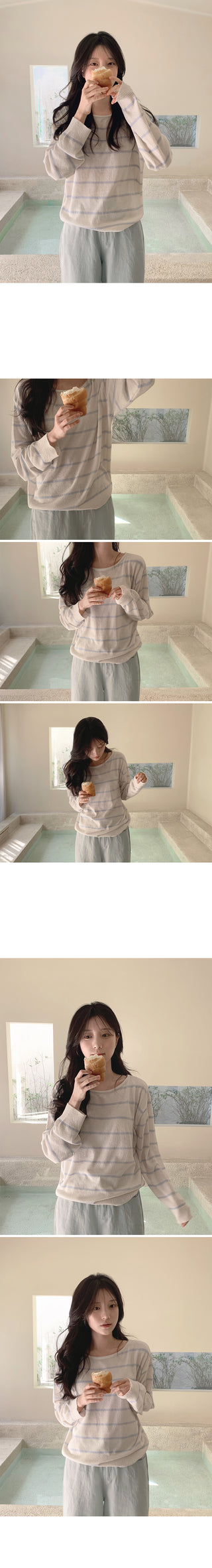 Striped knit - 3 colors