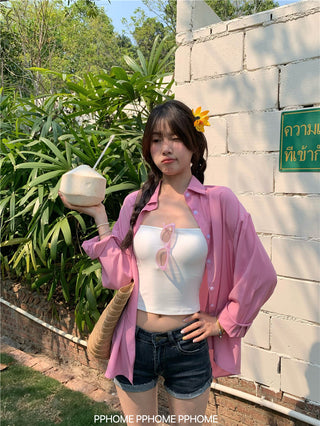 cool draping sun shirt