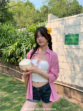 cool draping sun shirt