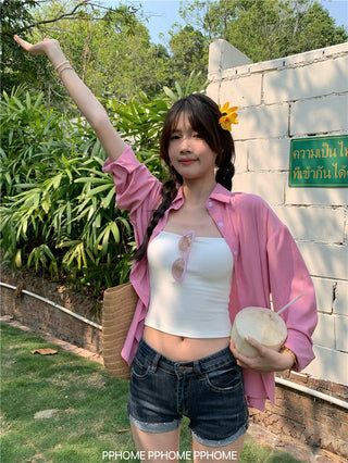 cool draping sun shirt