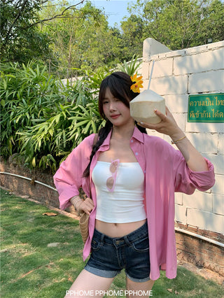 cool draping sun shirt