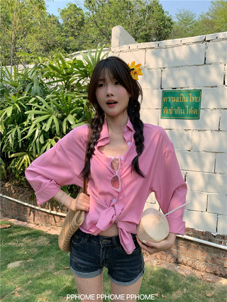 cool draping sun shirt