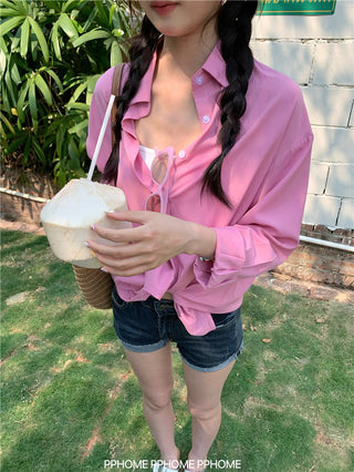 cool draping sun shirt