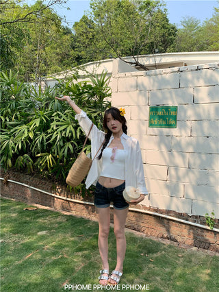 cool draping sun shirt