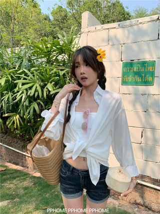 cool draping sun shirt