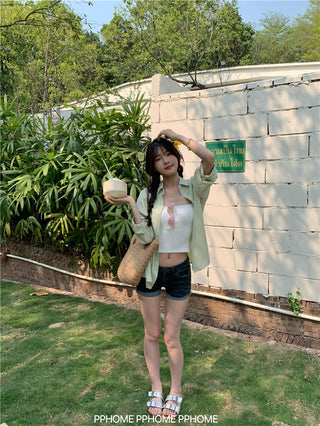 cool draping sun shirt