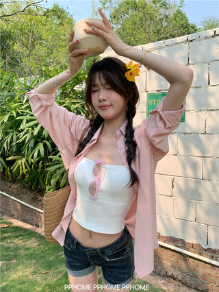 cool draping sun shirt