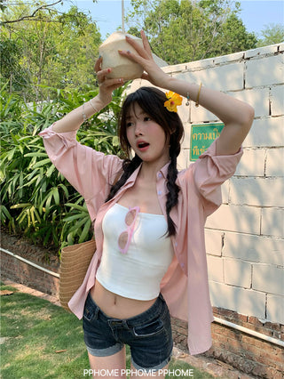 cool draping sun shirt