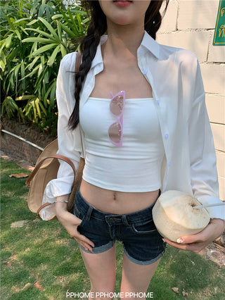 cool draping sun shirt