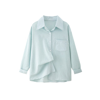 mint plaid sun shirt