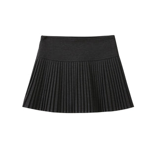 Christmas pleated bow skirt