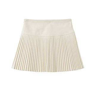 Christmas pleated bow skirt