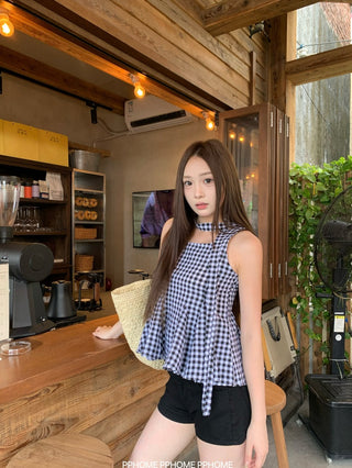 sweet plaid doll shirt