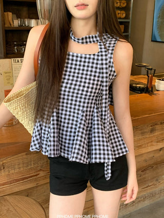 sweet plaid doll shirt