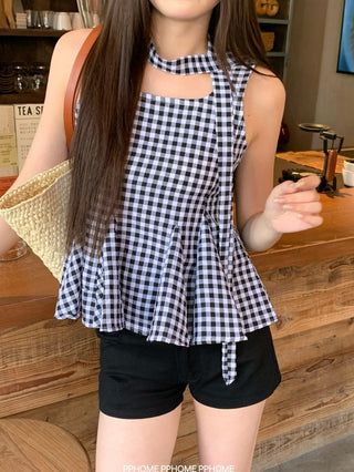 sweet plaid doll shirt