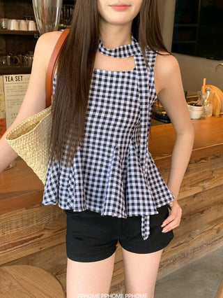 sweet plaid doll shirt
