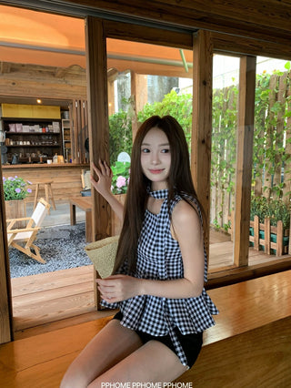 sweet plaid doll shirt