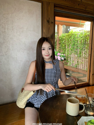 sweet plaid doll shirt