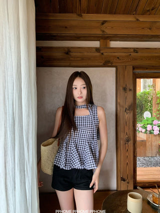 sweet plaid doll shirt
