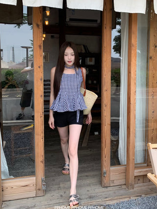 sweet plaid doll shirt