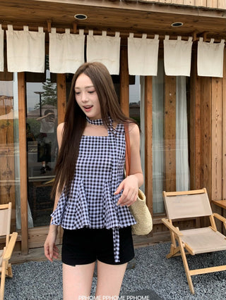 sweet plaid doll shirt