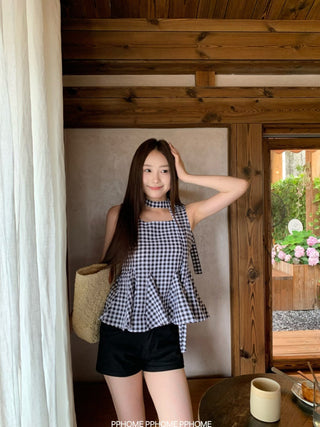 sweet plaid doll shirt