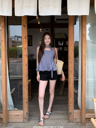 sweet plaid doll shirt
