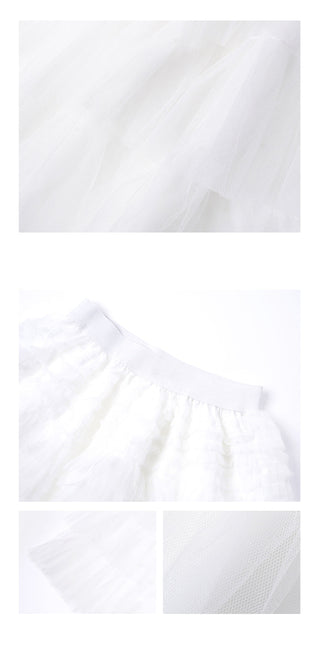 net yarn cake skirt